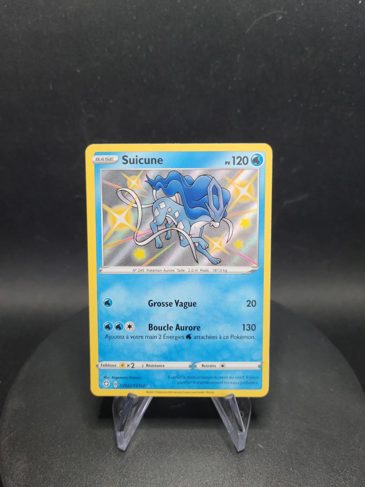 SV022/SV122 Suicune SHINY - Destinées Radieuses