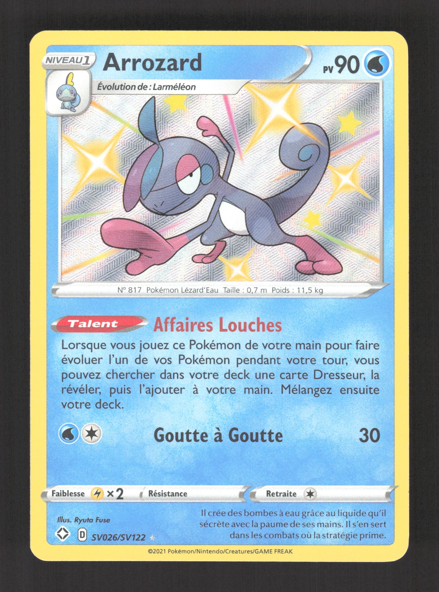 SV026/SV122 Arrozard SHINY - Destinées Radieuses