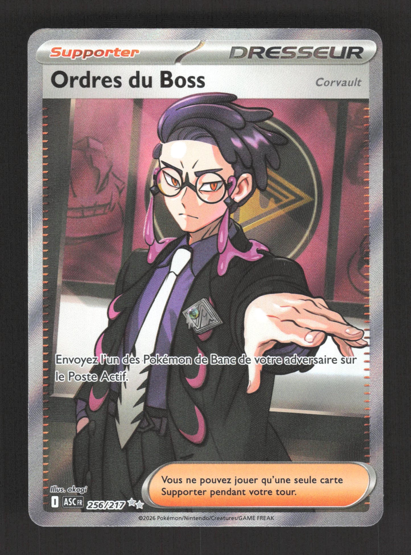 256/217 Ordres du Boss DRESSEUR - Héros Transcendants