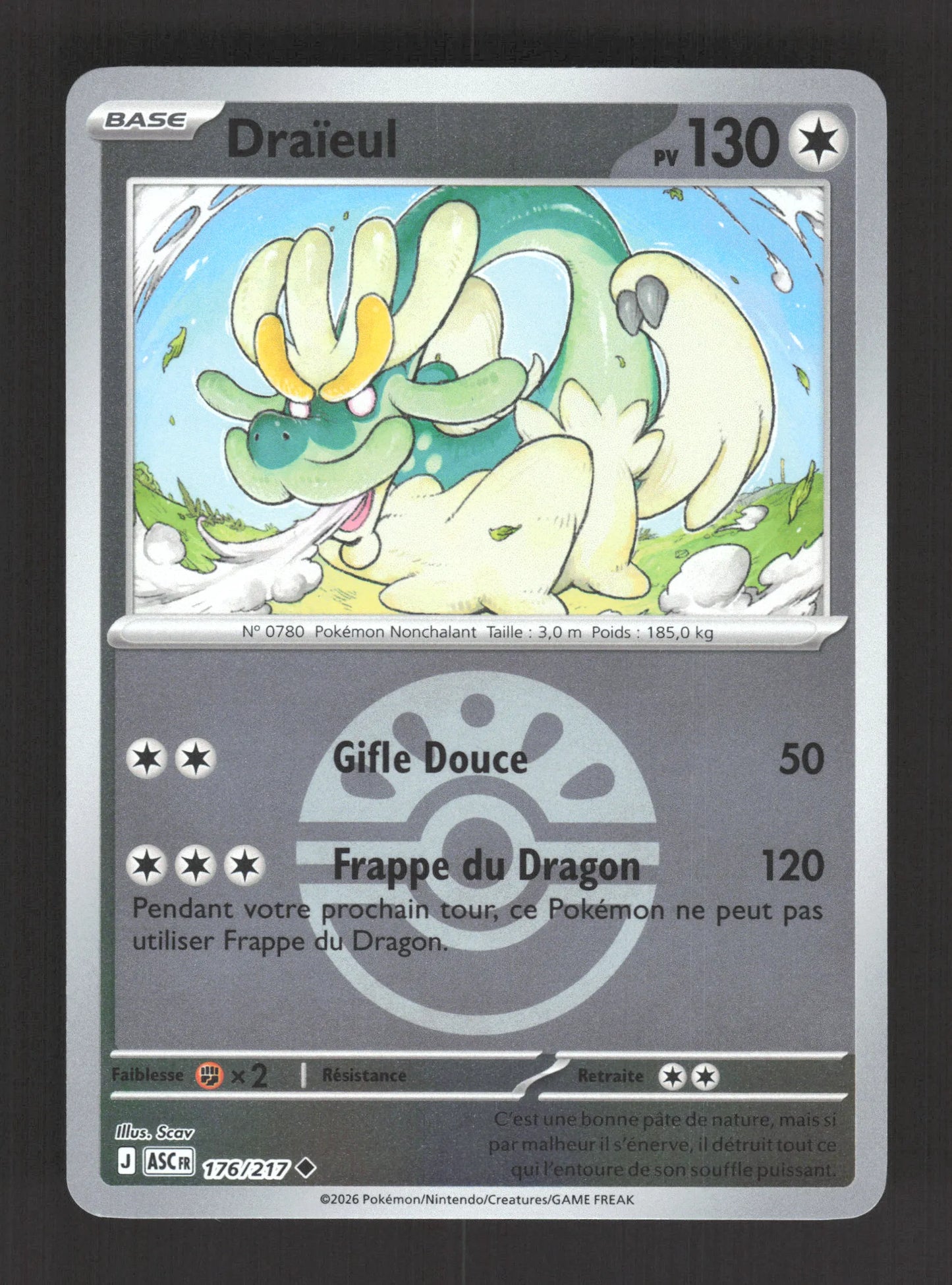 176/217 Draieul POKEBALL - Héros Transcendants