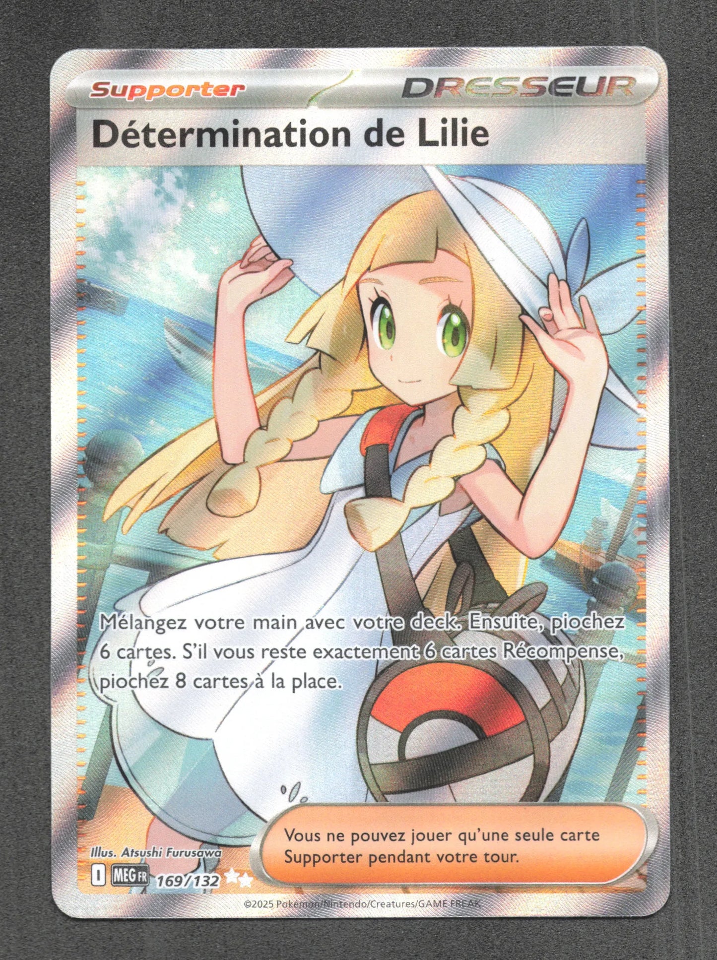 169/132 Determination de Lilie DRESSEUR - Méga-Évolution