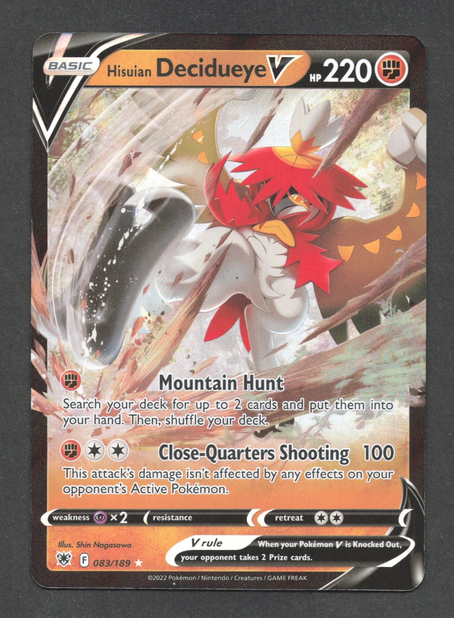 083/189 Decidueye V ANGLAIS - Anglais