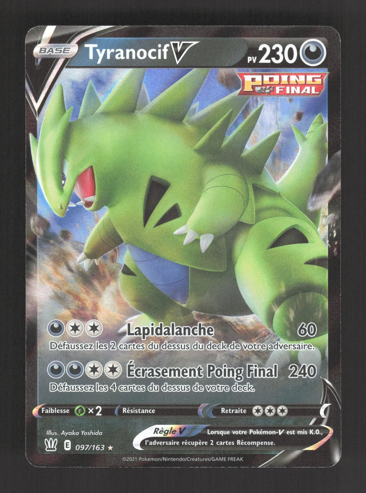 097/163 Tyranocif EX - Styles de Combat