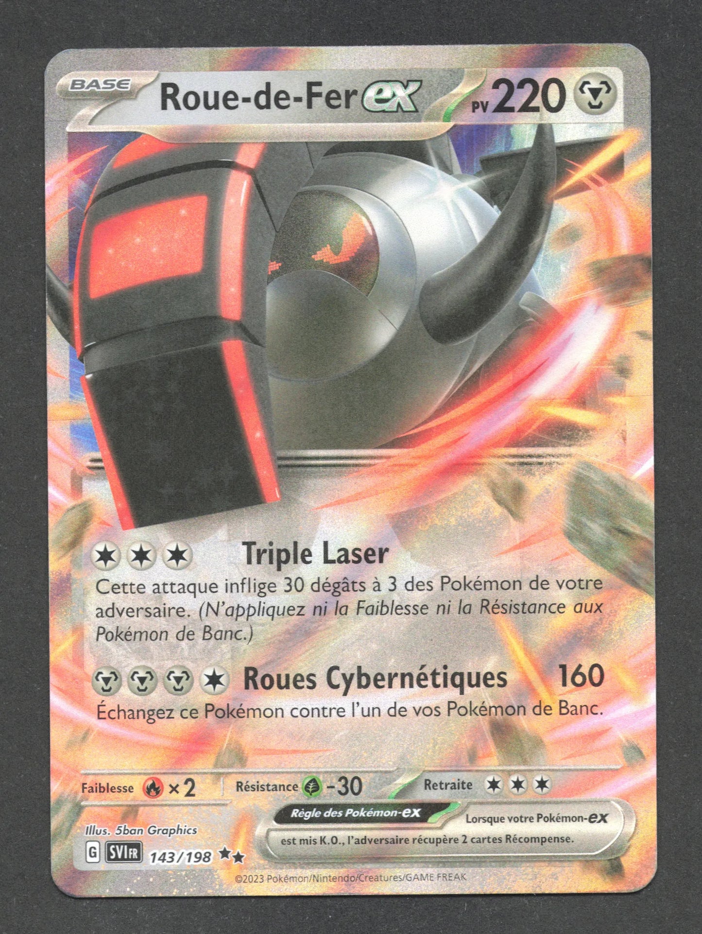 143/198 Roue de Fer EX - Écarlate et Violet