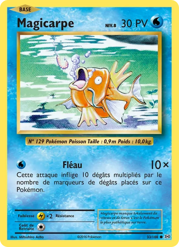 33/108 Magicarpe CO - Évolutions
