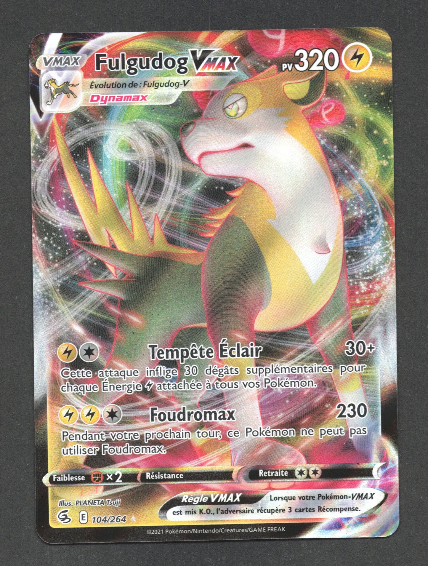 104/264 Fulgudog VMAX - Poing de Fusion