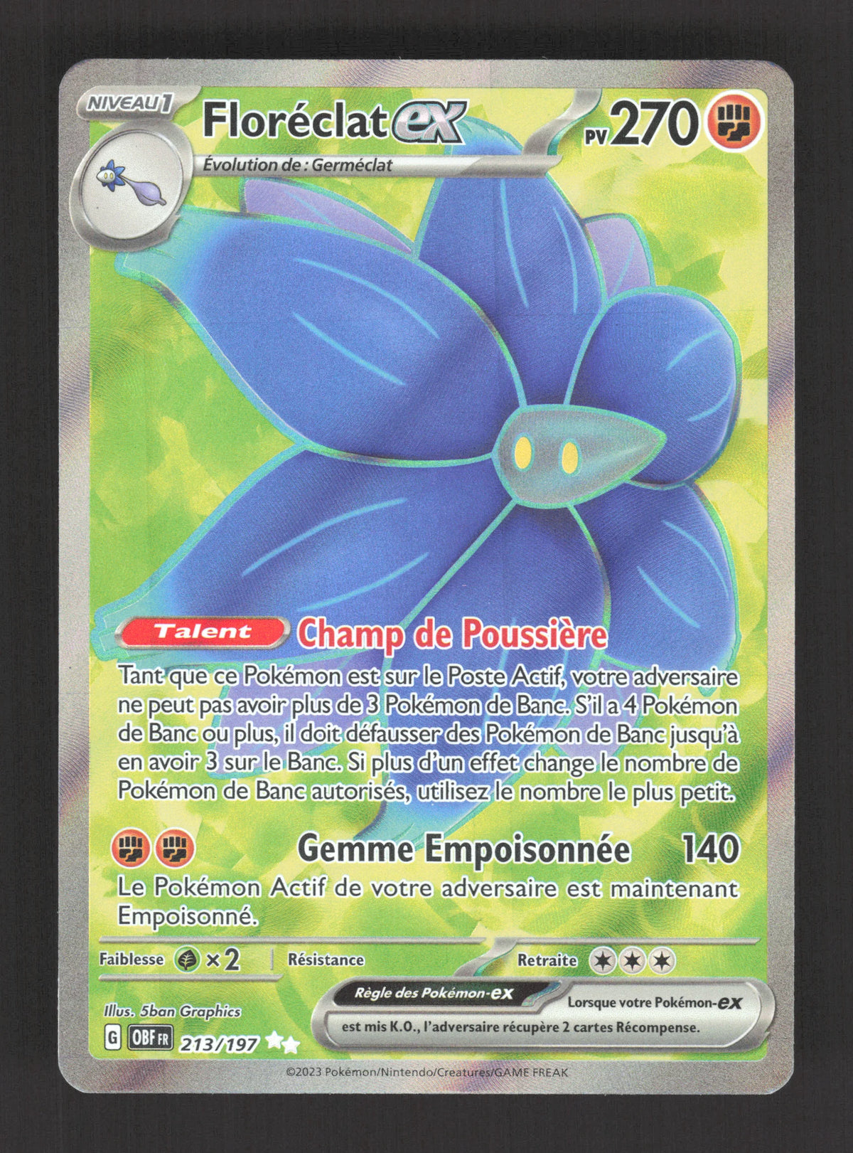 213/197 Floreclat EX - Flammes Obsidiennes
