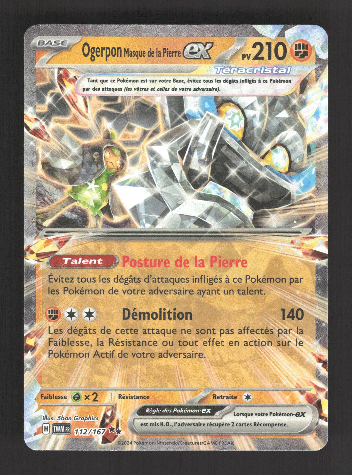 112/167 Ogerpon EX - Mascarade Crépusculaire