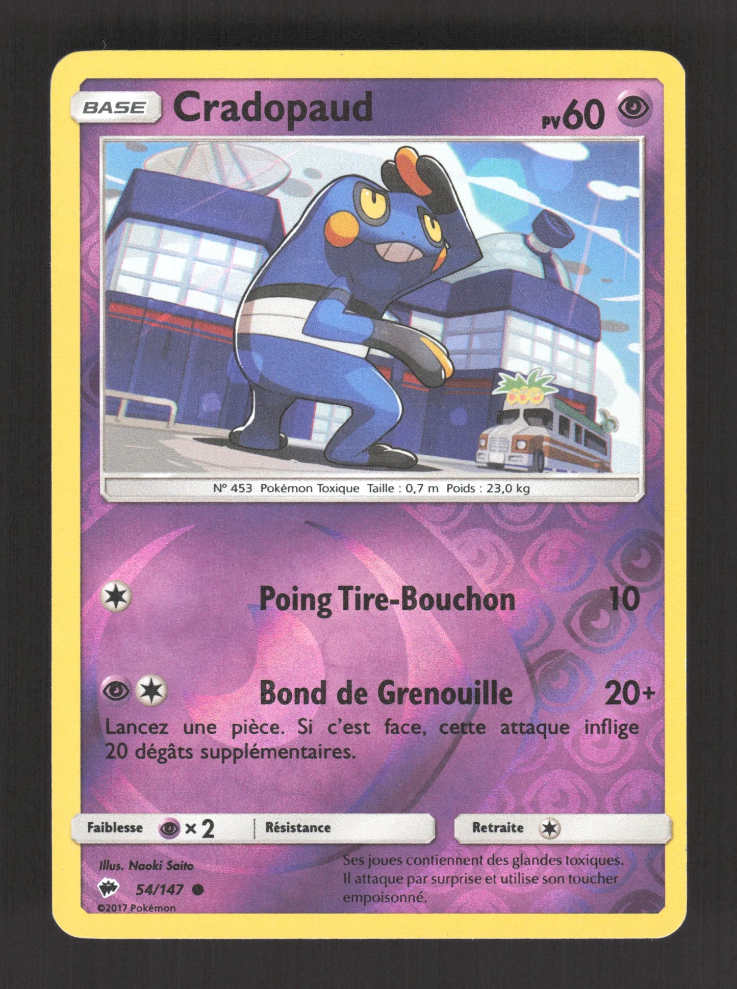 54/147 Cradopaud REVERSE - Ombres Ardentes
