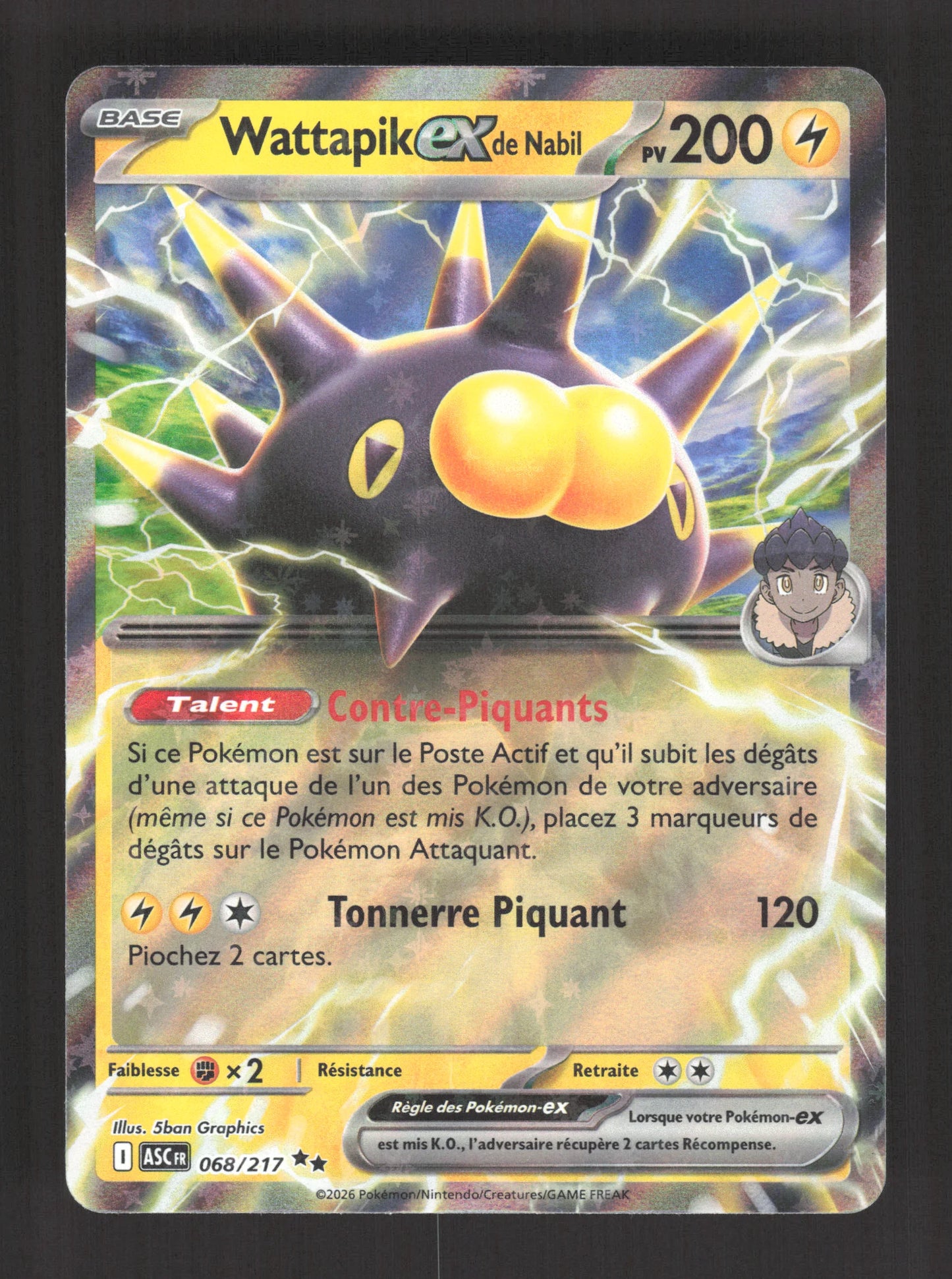 068/217 Wattapik EX - Héros Transcendants