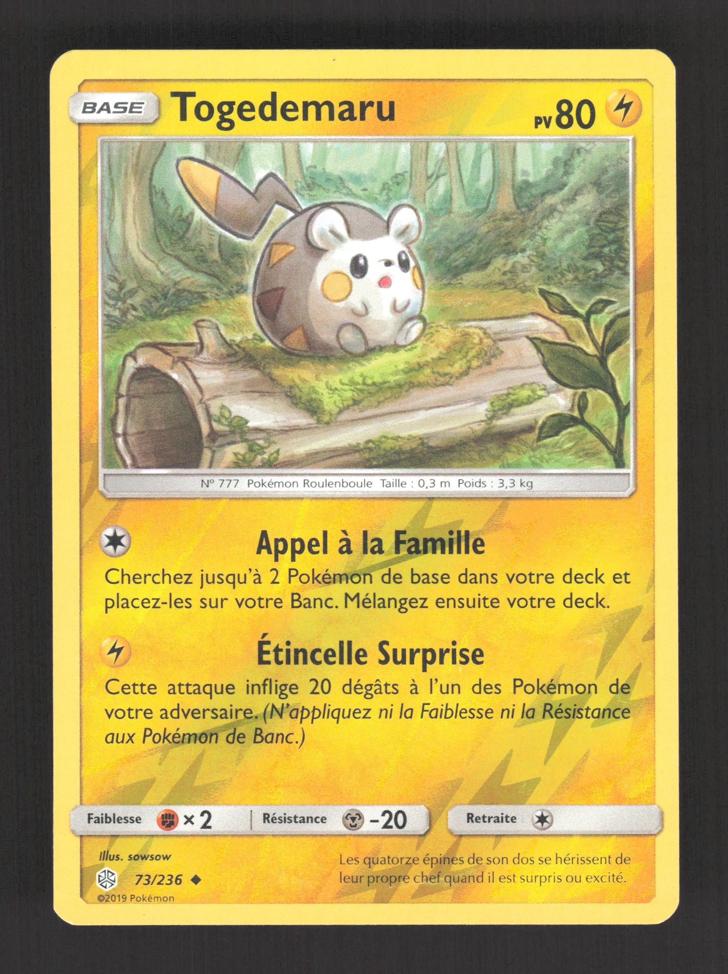 73/236 Togedemaru REVERSE - Éclipse Cosmique
