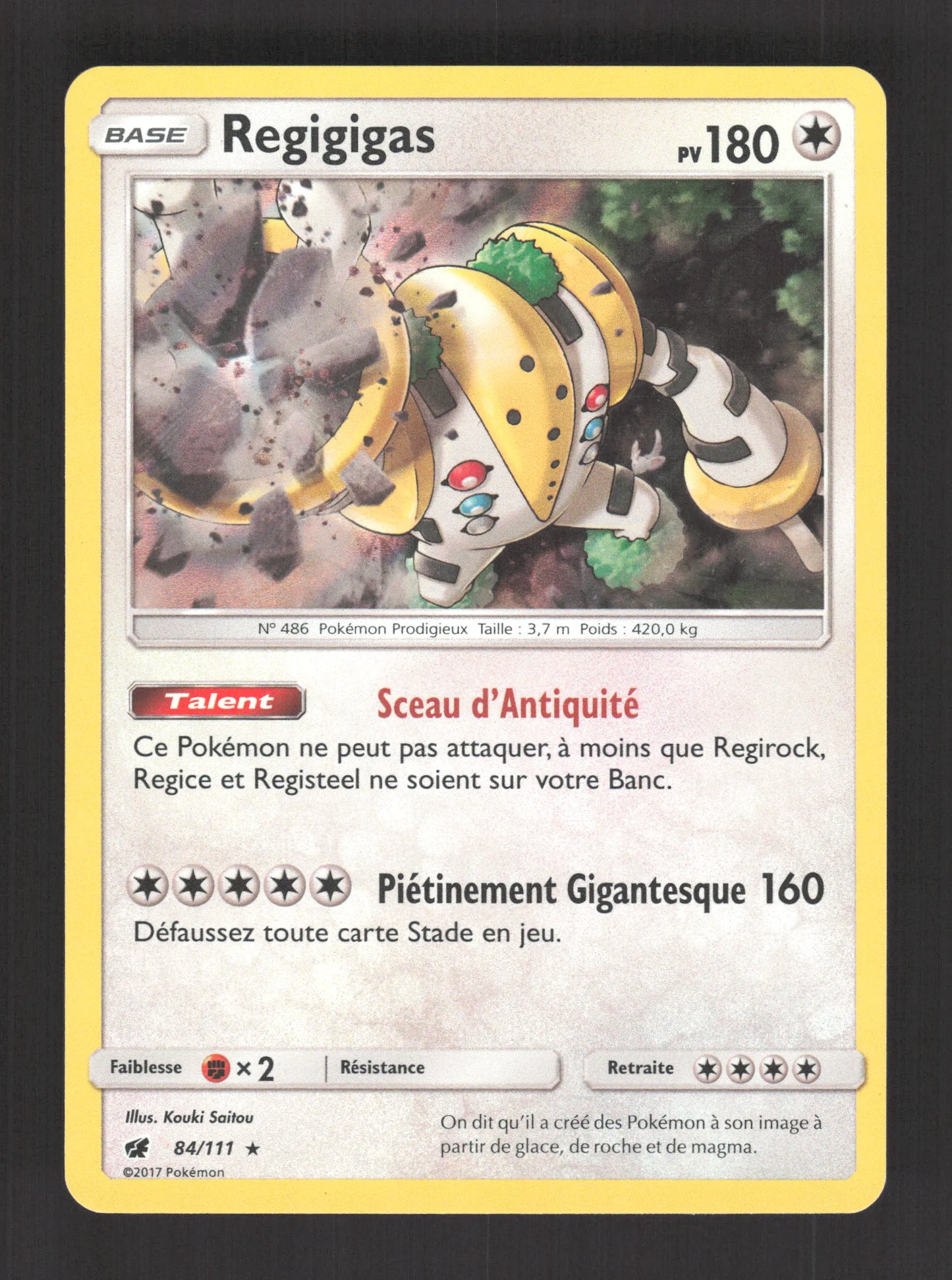 84/111 Regigigas HOLO - Invasion Carmin