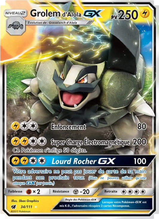 34/111 Grolem GX - Invasion Carmin