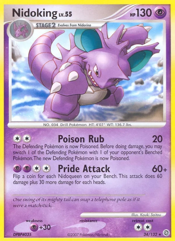 34/132 Nidoking REVERSE - Merveilles Secrètes