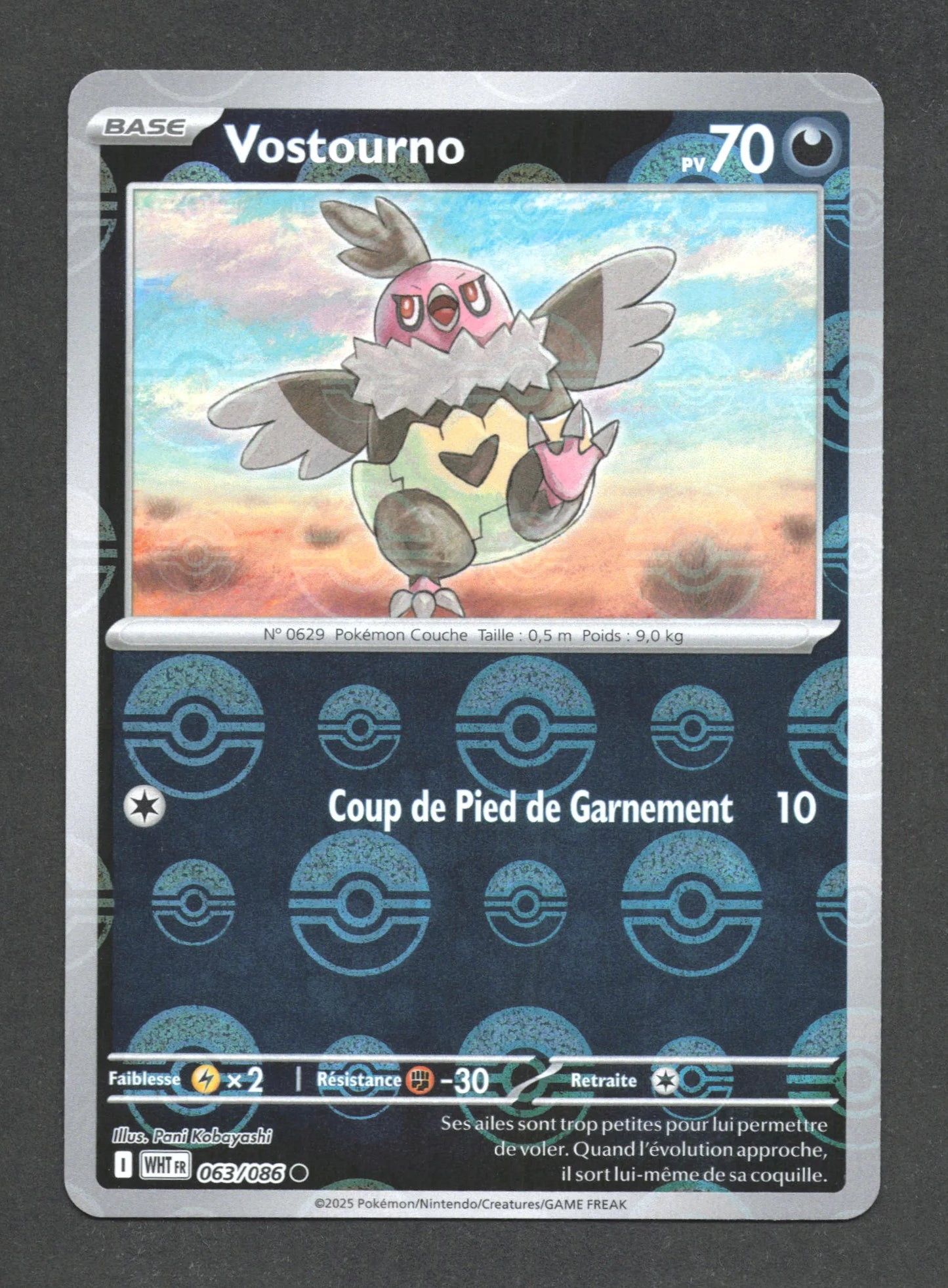 063/086 Vostourno POKEBALL - Flamme Blanche - Pokeball