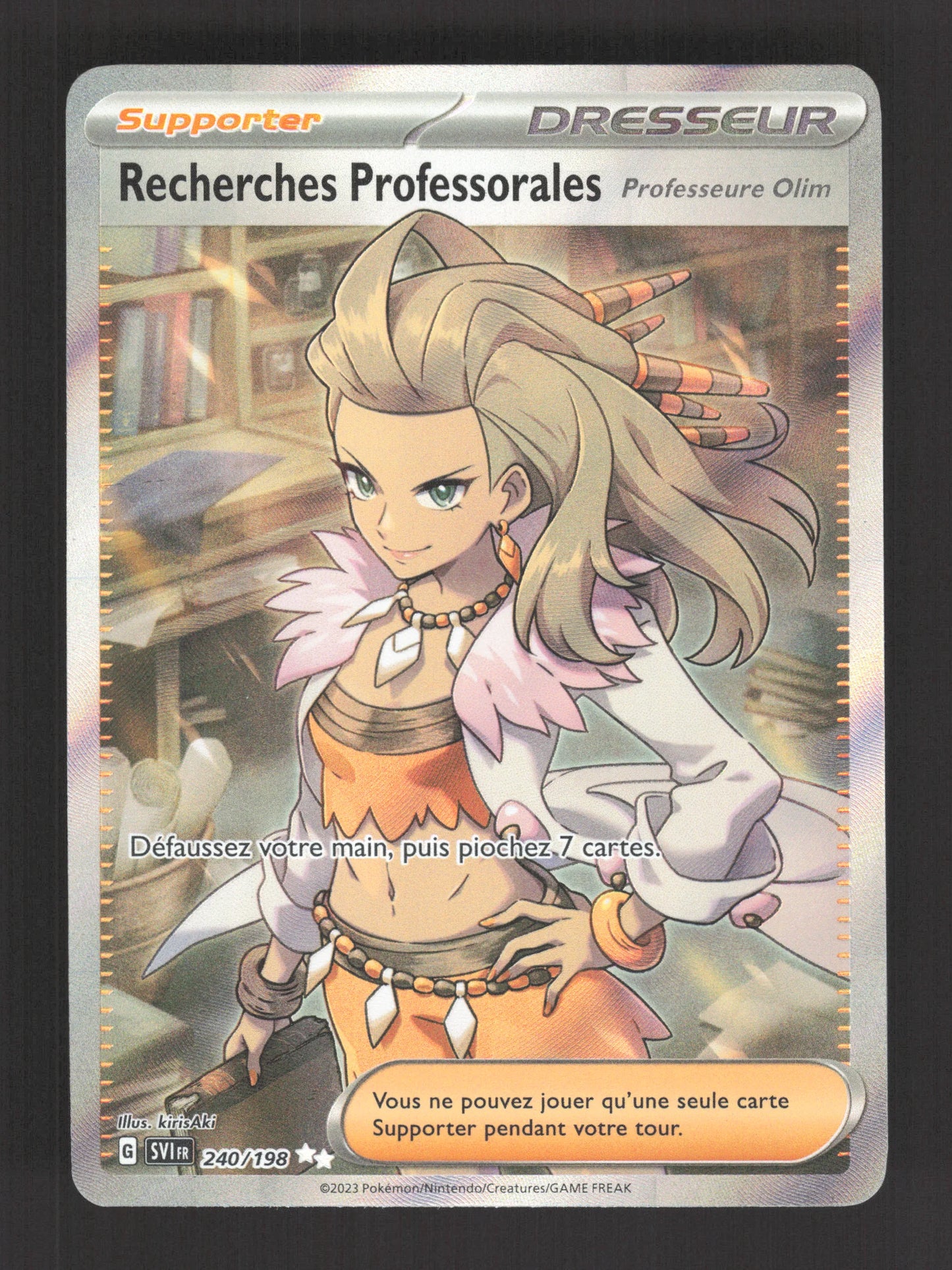 240/198 Recherches Professorales DRESSEUR - Écarlate et Violet