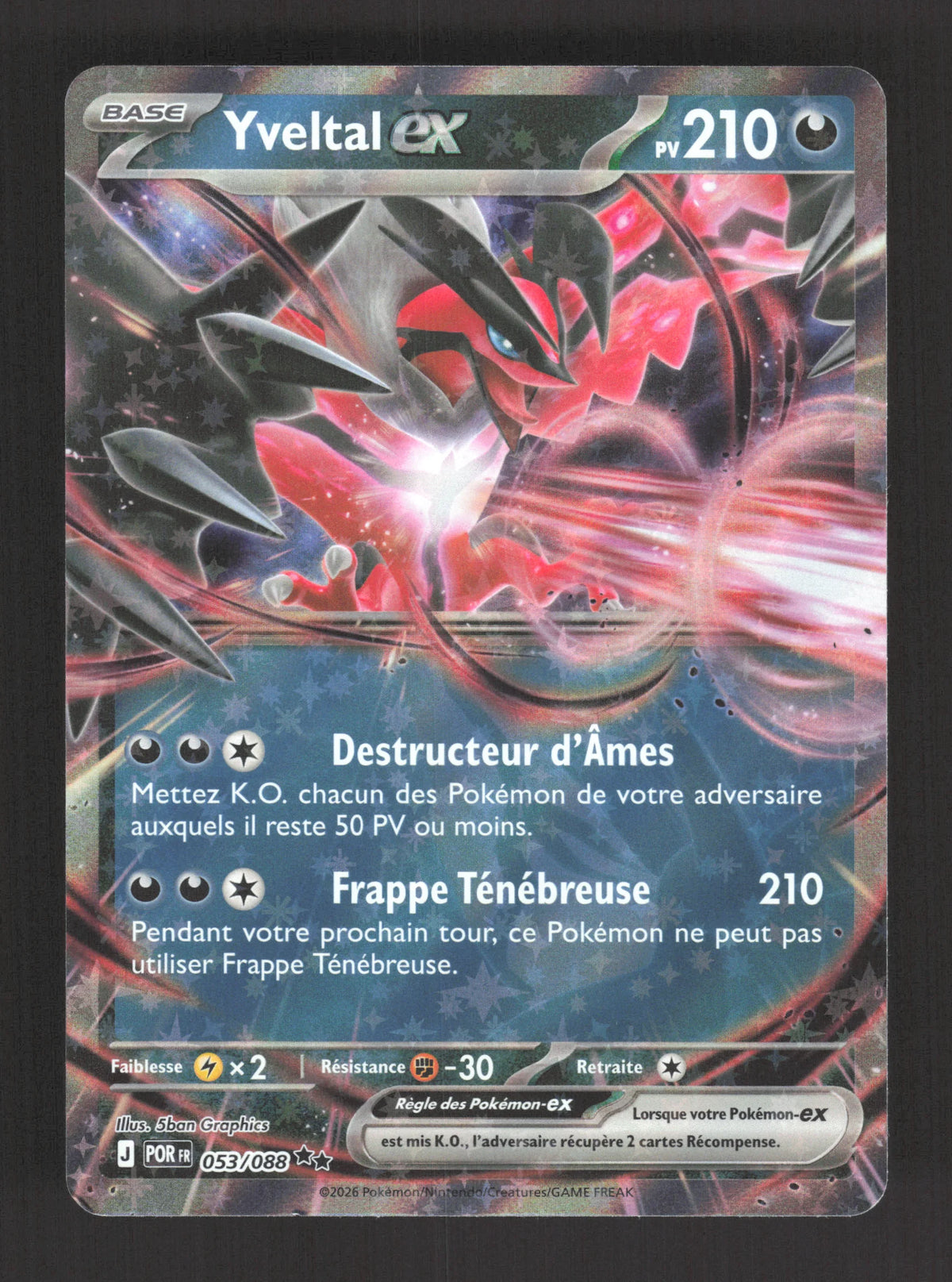 053/088 Yveltal EX - Équilibre Parfait
