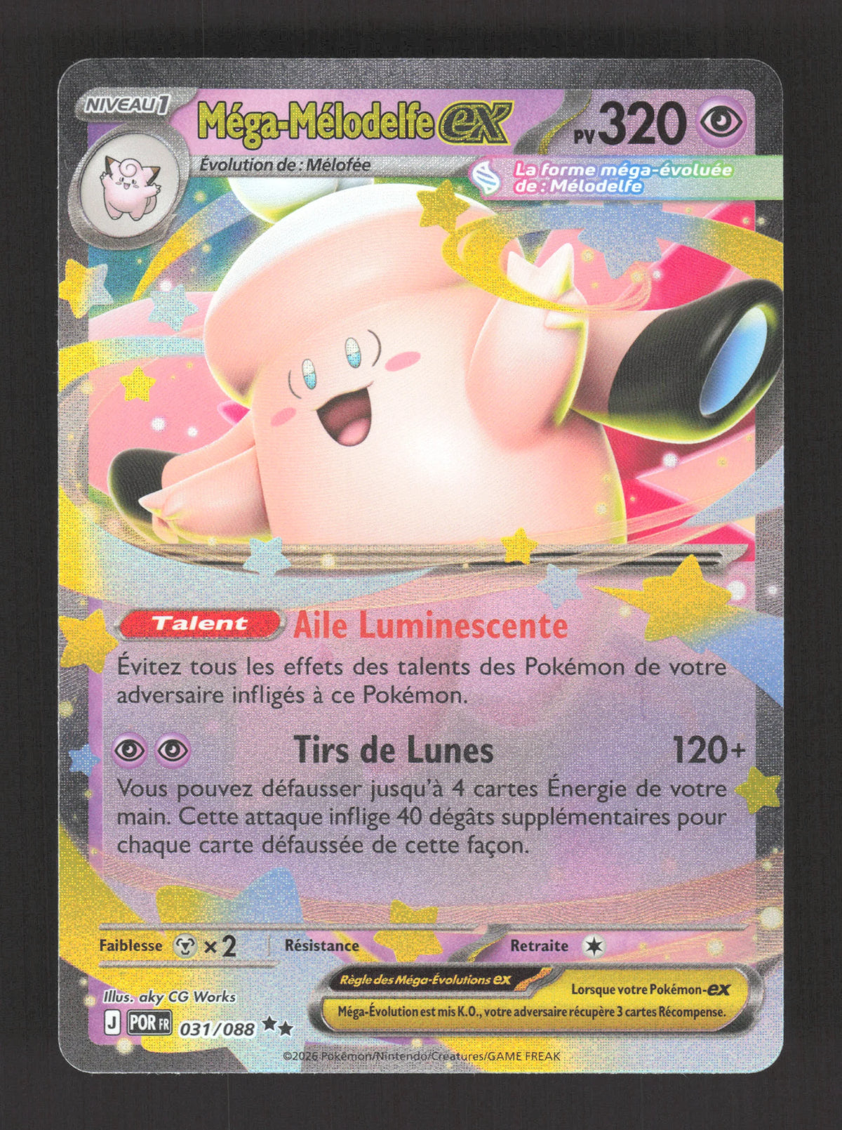 031/088 Mega Melodelfe EX - Équilibre Parfait