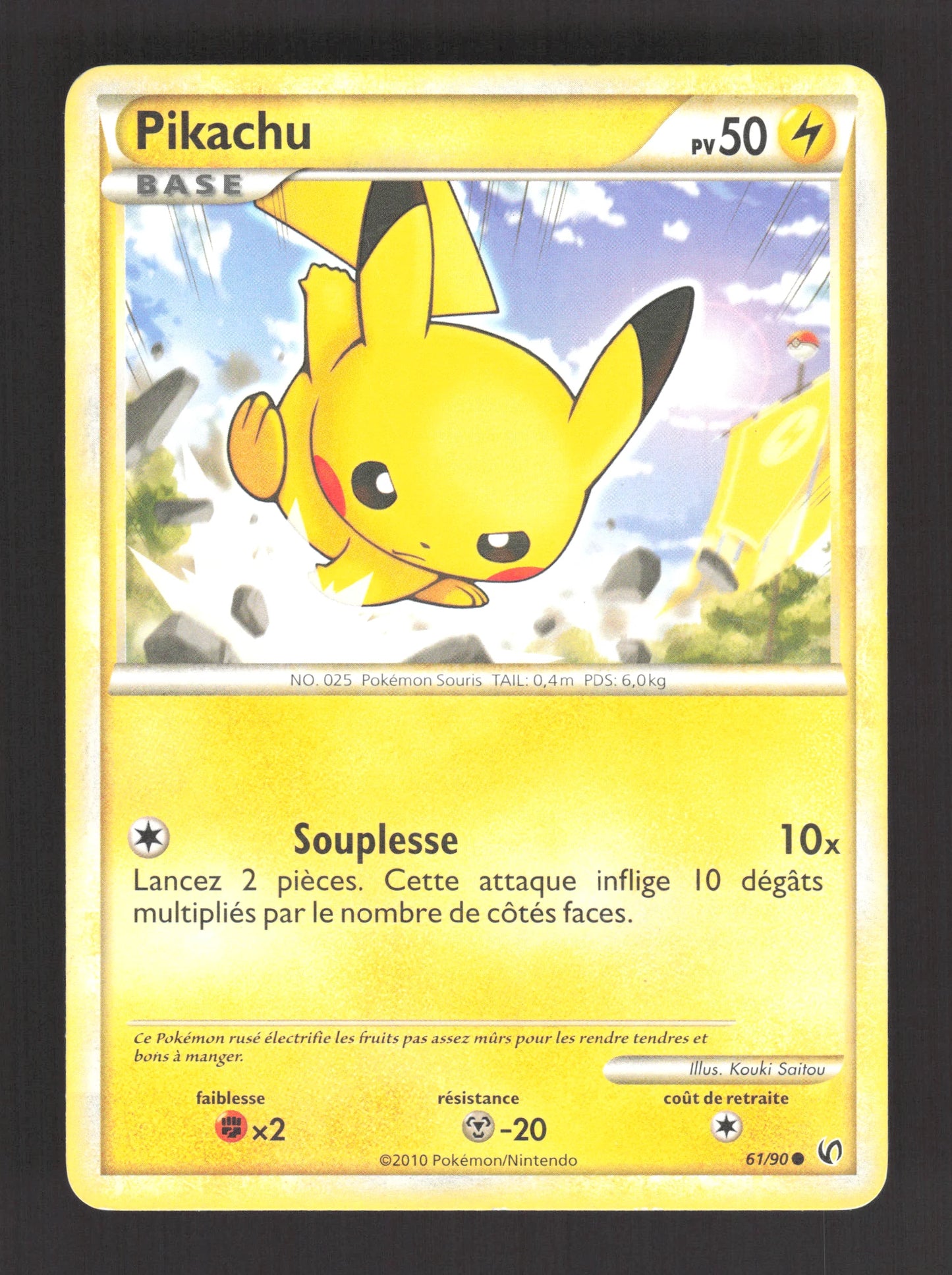 61/90 Pikachu CO - Indomptable