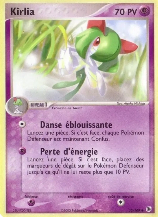 35/109 Kirlia REVERSE - Rubis & Saphir