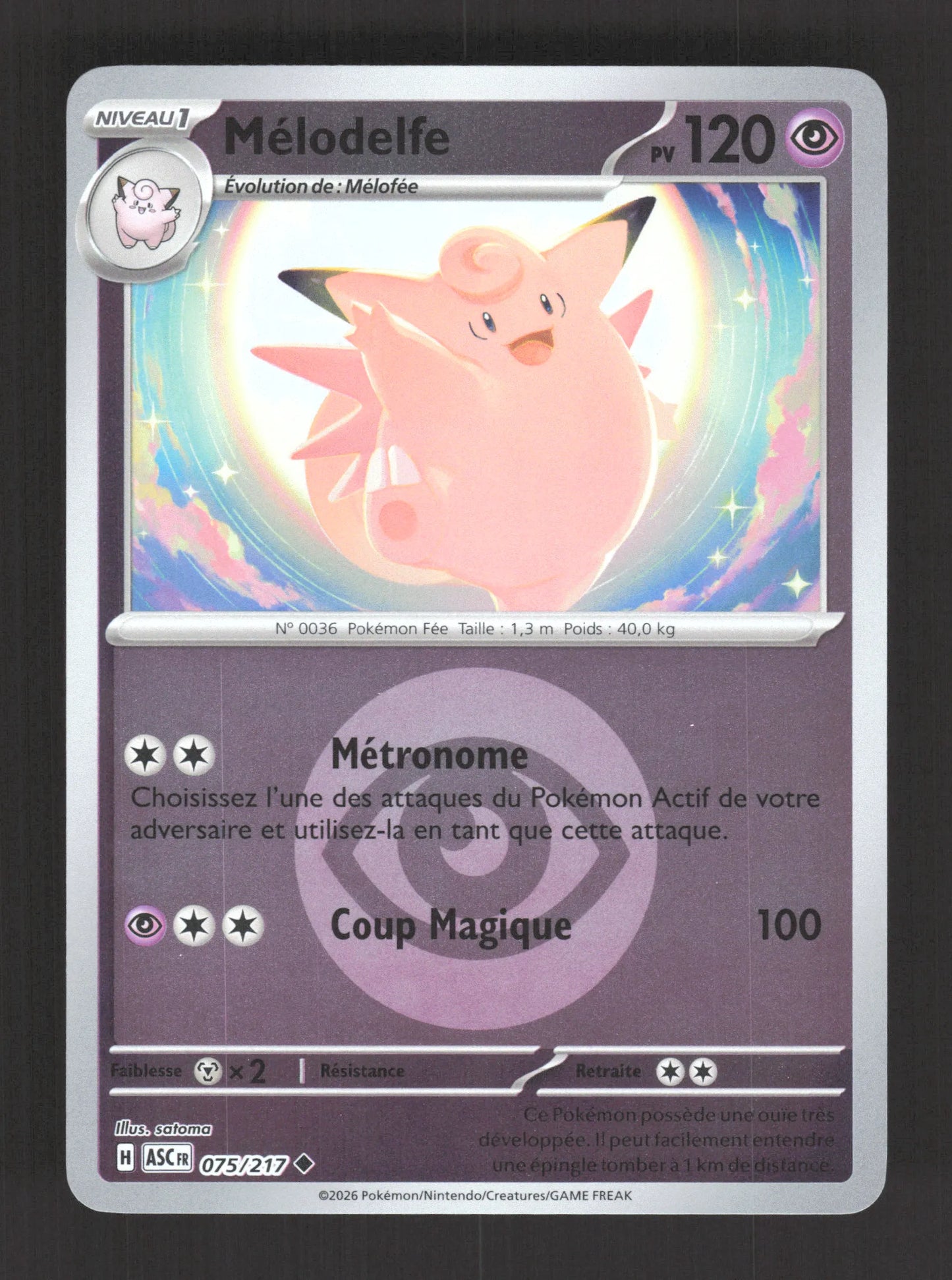 075/217 Melodelfe REVERSE ENERGIE - Héros Transcendants