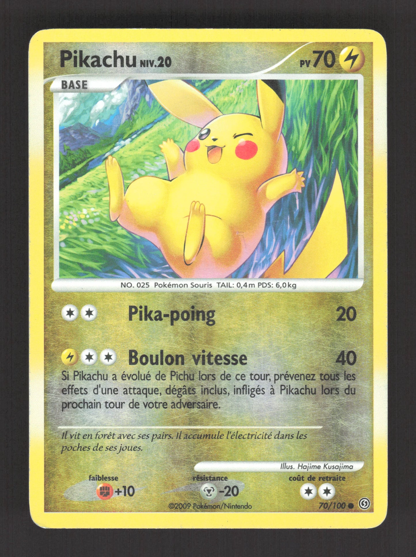70/100 Pikachu REVERSE - Tempête
