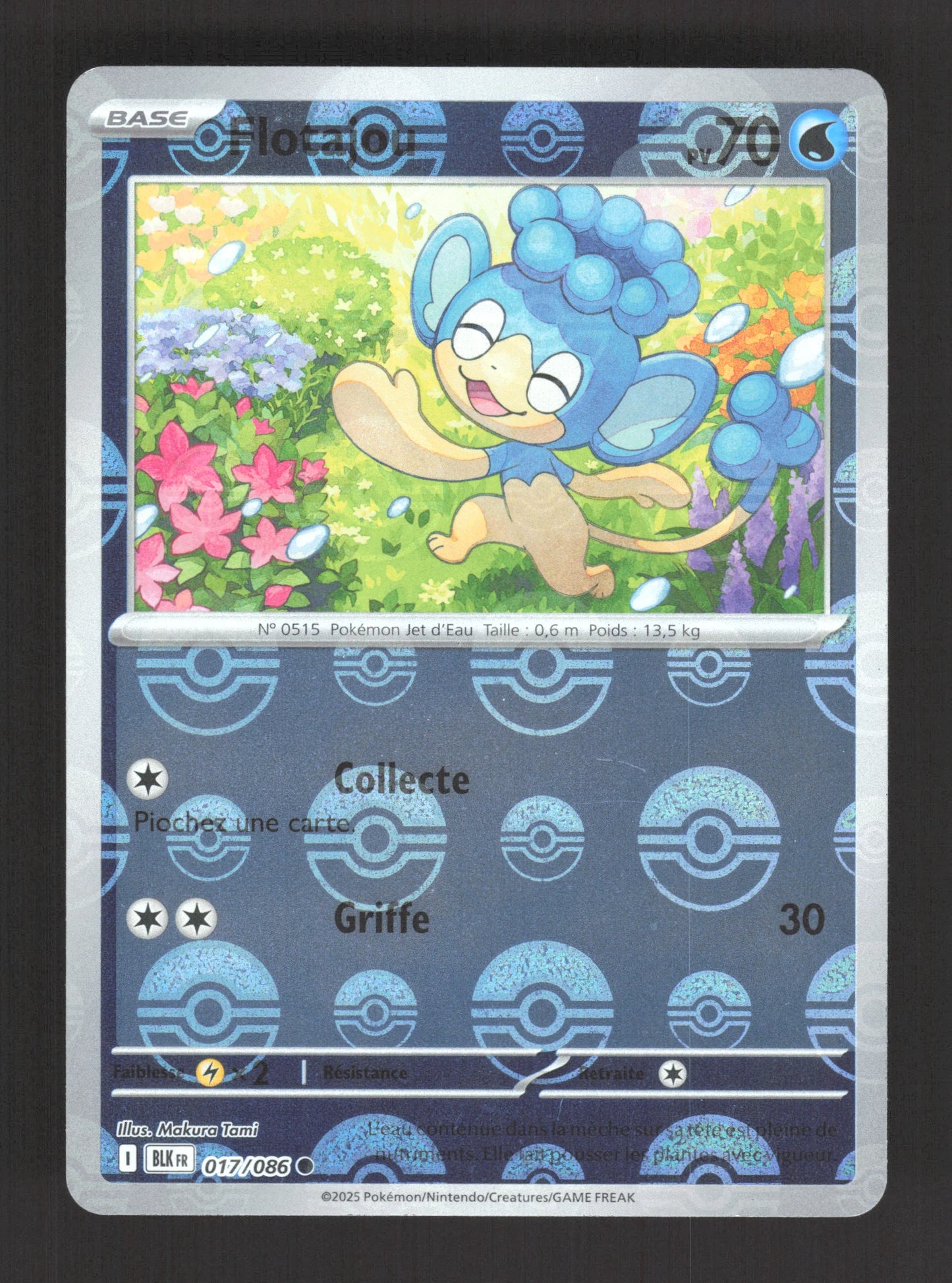 017/086 Flotajou POKEBALL - Foudre Noire