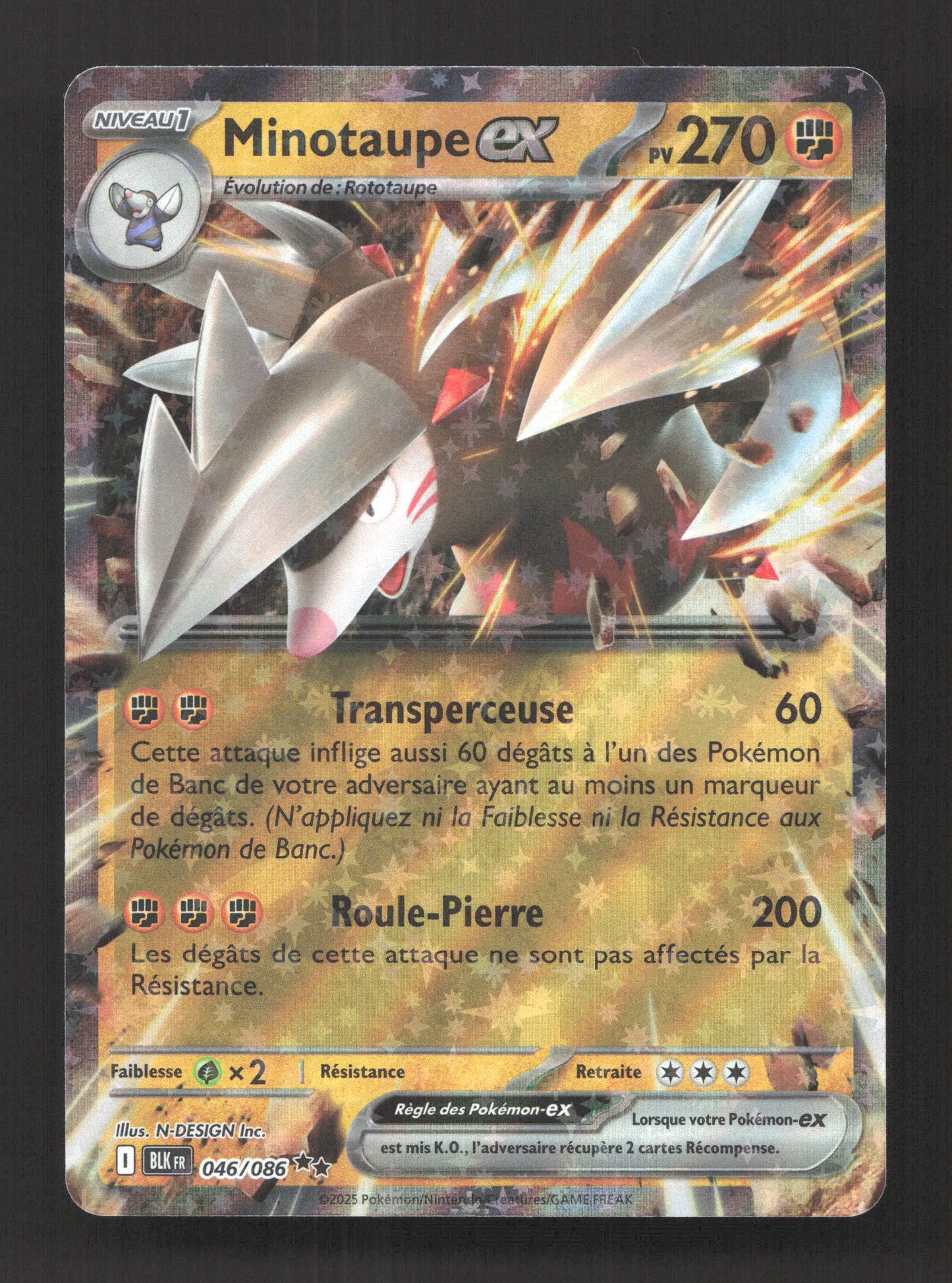 046/086 Minotaupe EX - Foudre Noire