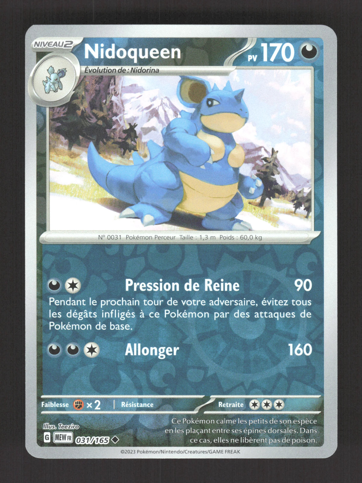 031/165 Nidoqueen REVERSE - 151