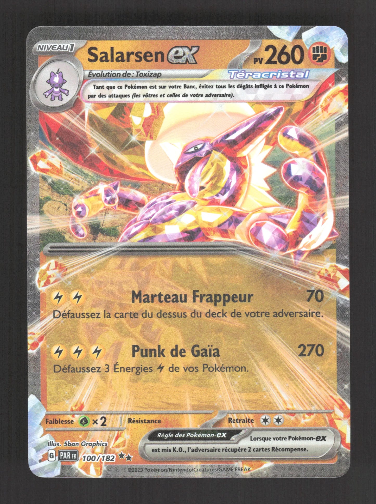 100/182 Salarsen EX - Faille Paradoxe