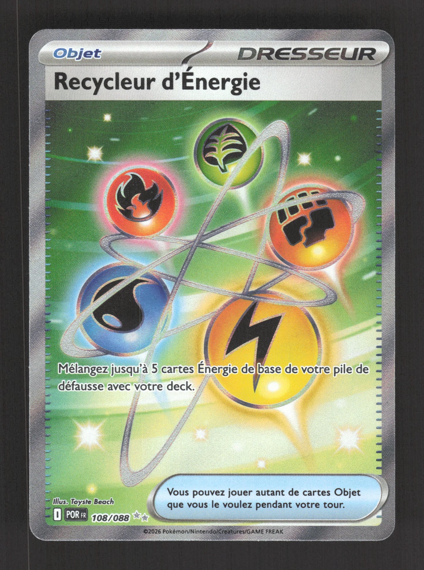 108/088 Recycleur Energie DRESSEUR - Équilibre Parfait