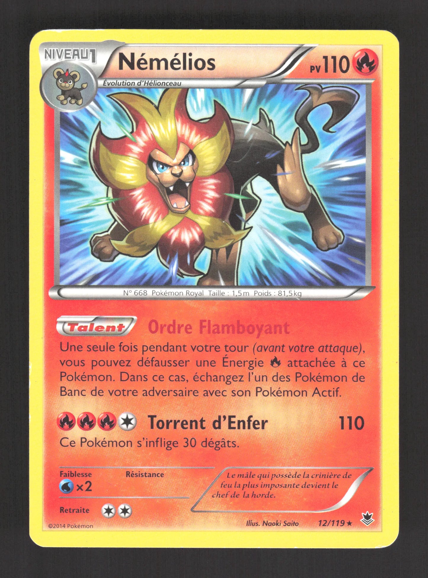 12/119 Nemelios RARE - Vigueur Spectrale