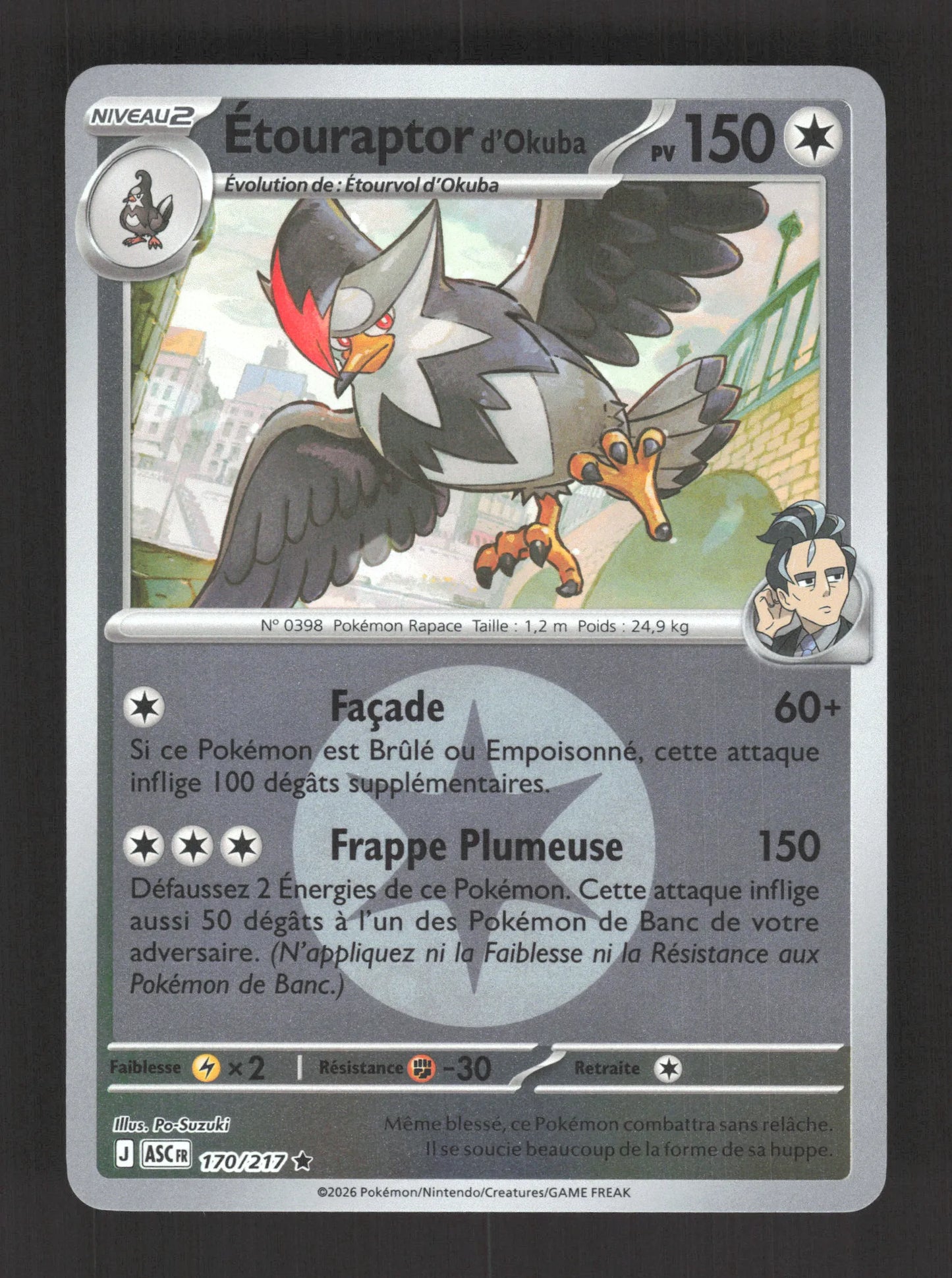 170/217 Etouraptor REVERSE ENERGIE - Héros Transcendants