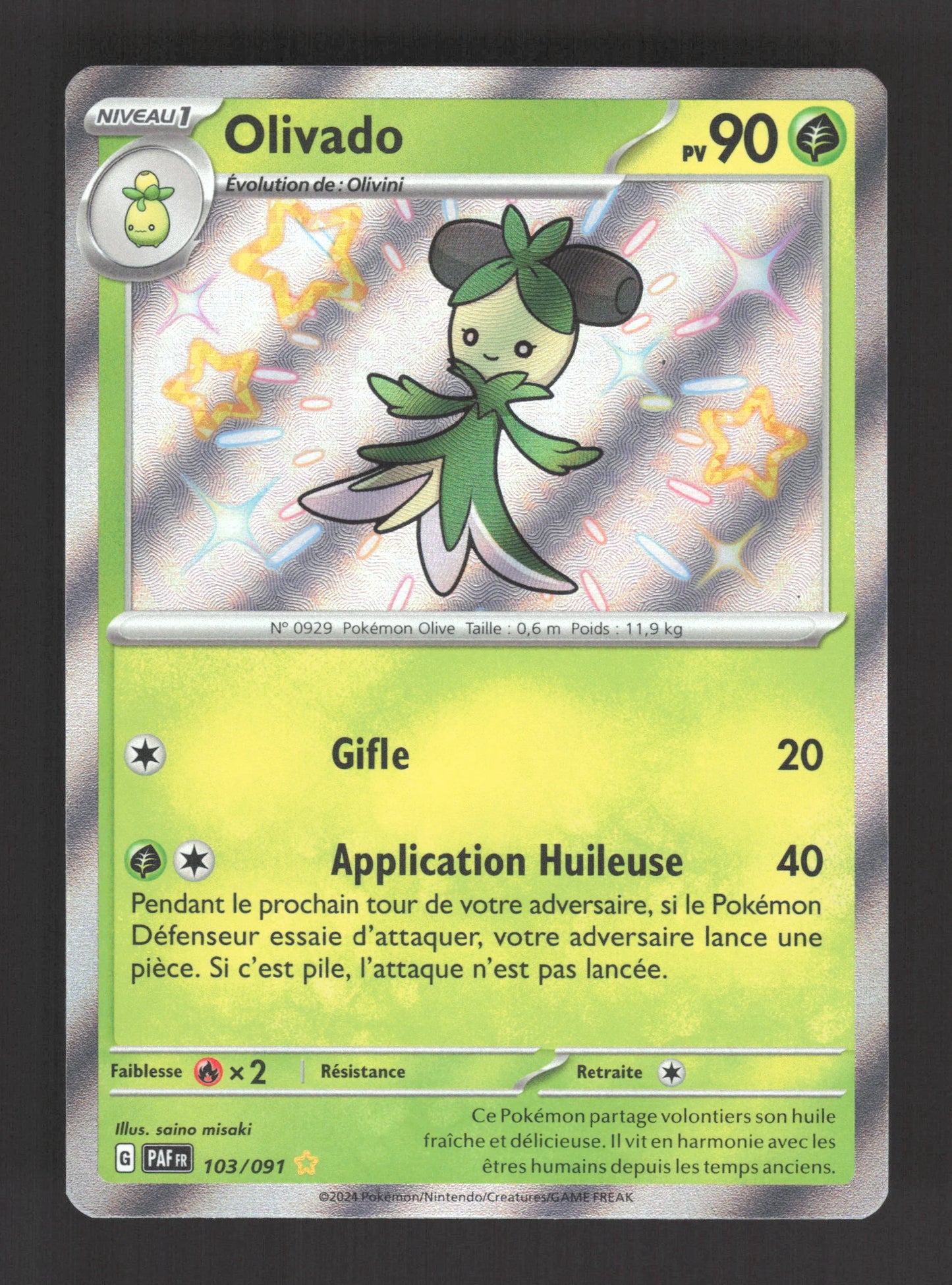103/091 Olivado SHINY - Destinées de Paldea