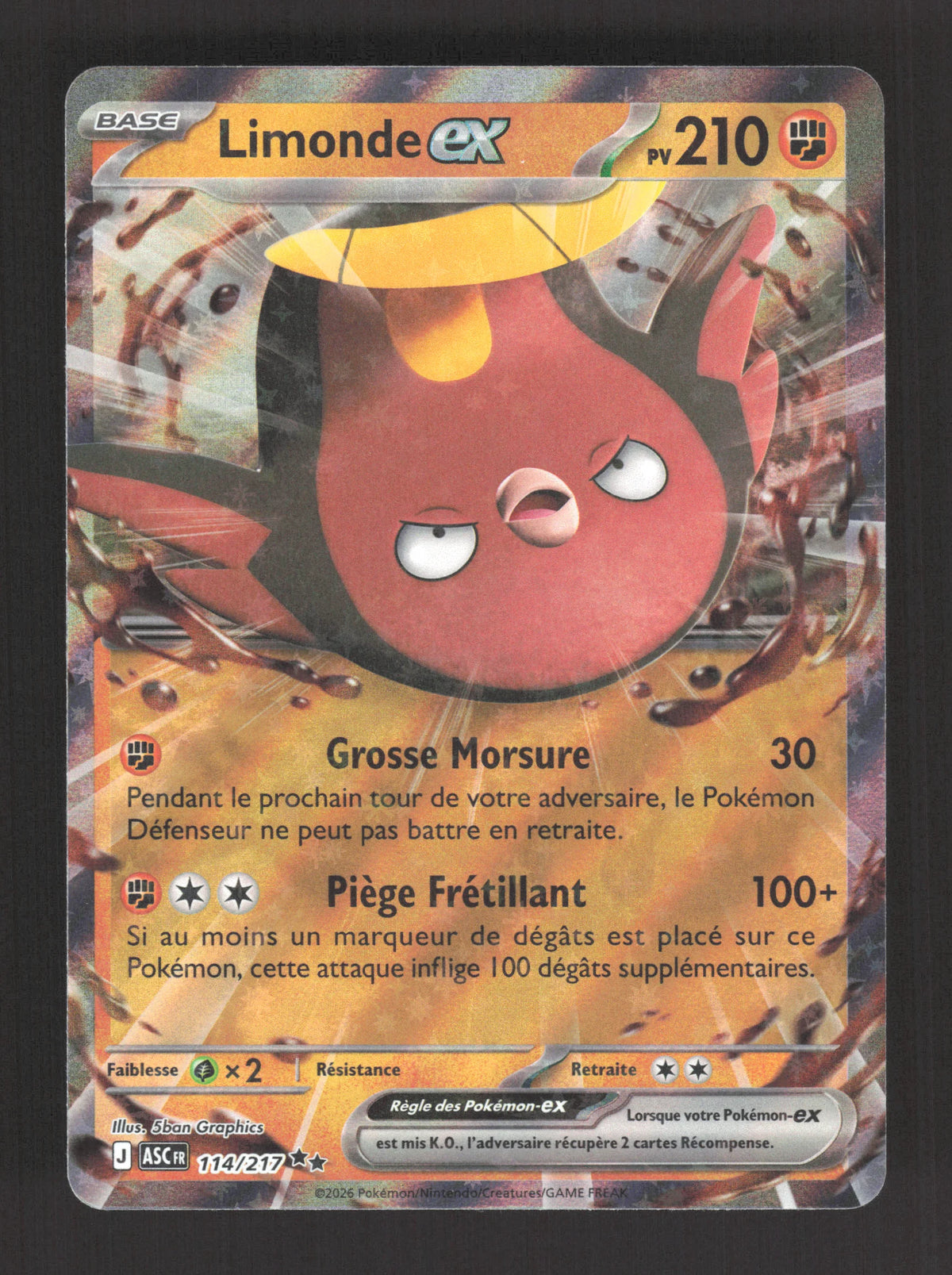114/217 Limonde EX - Héros Transcendants