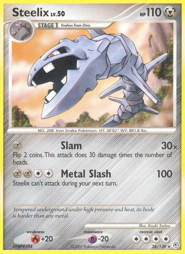 38/130 Steelix RARE - Diamant & Perle