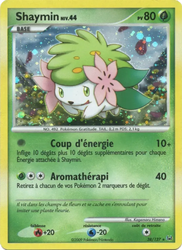 38/127 Shaymin HOLO - Platine