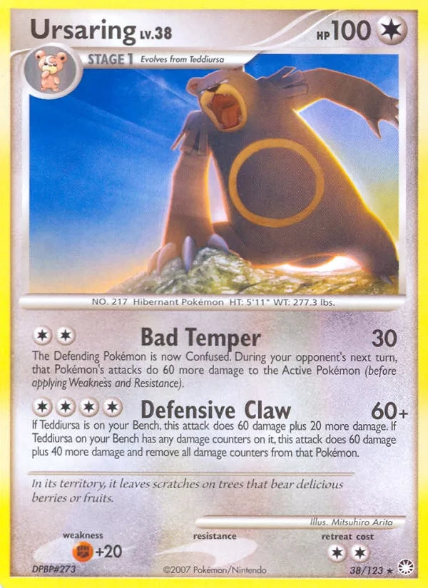 38/123 Ursaring REVERSE - Trésors Mystérieux