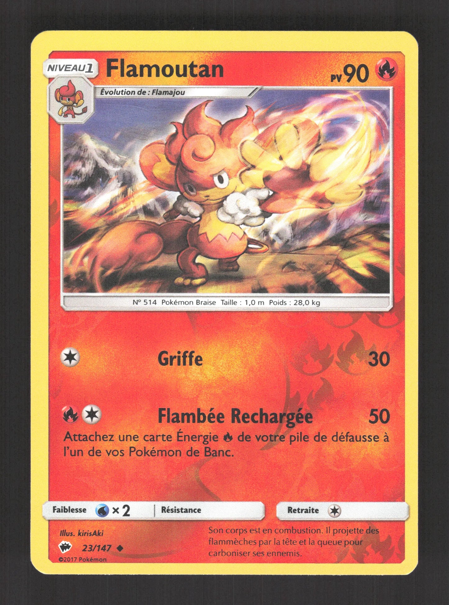23/147 Flamoutan REVERSE - Ombres Ardentes