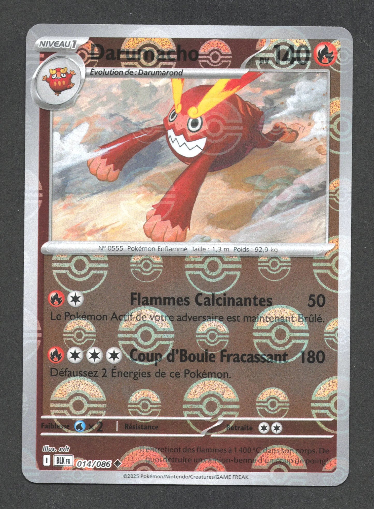 014/086 Darumacho POKEBALL - Foudre Noire - Pokeball