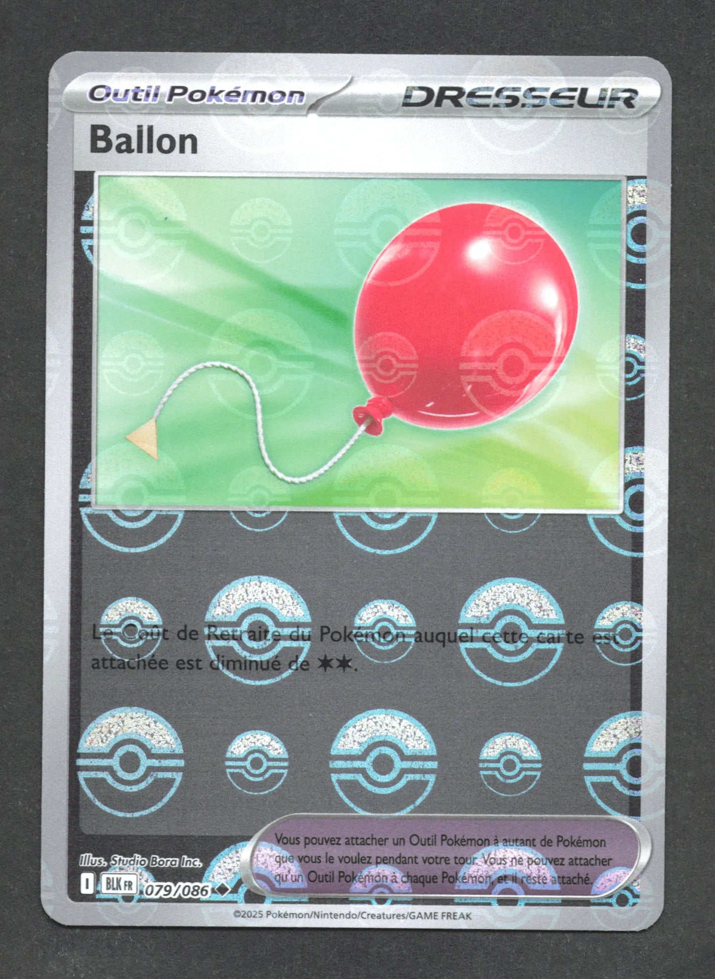 079/086 Ballon POKEBALL - Foudre Noire - Pokeball