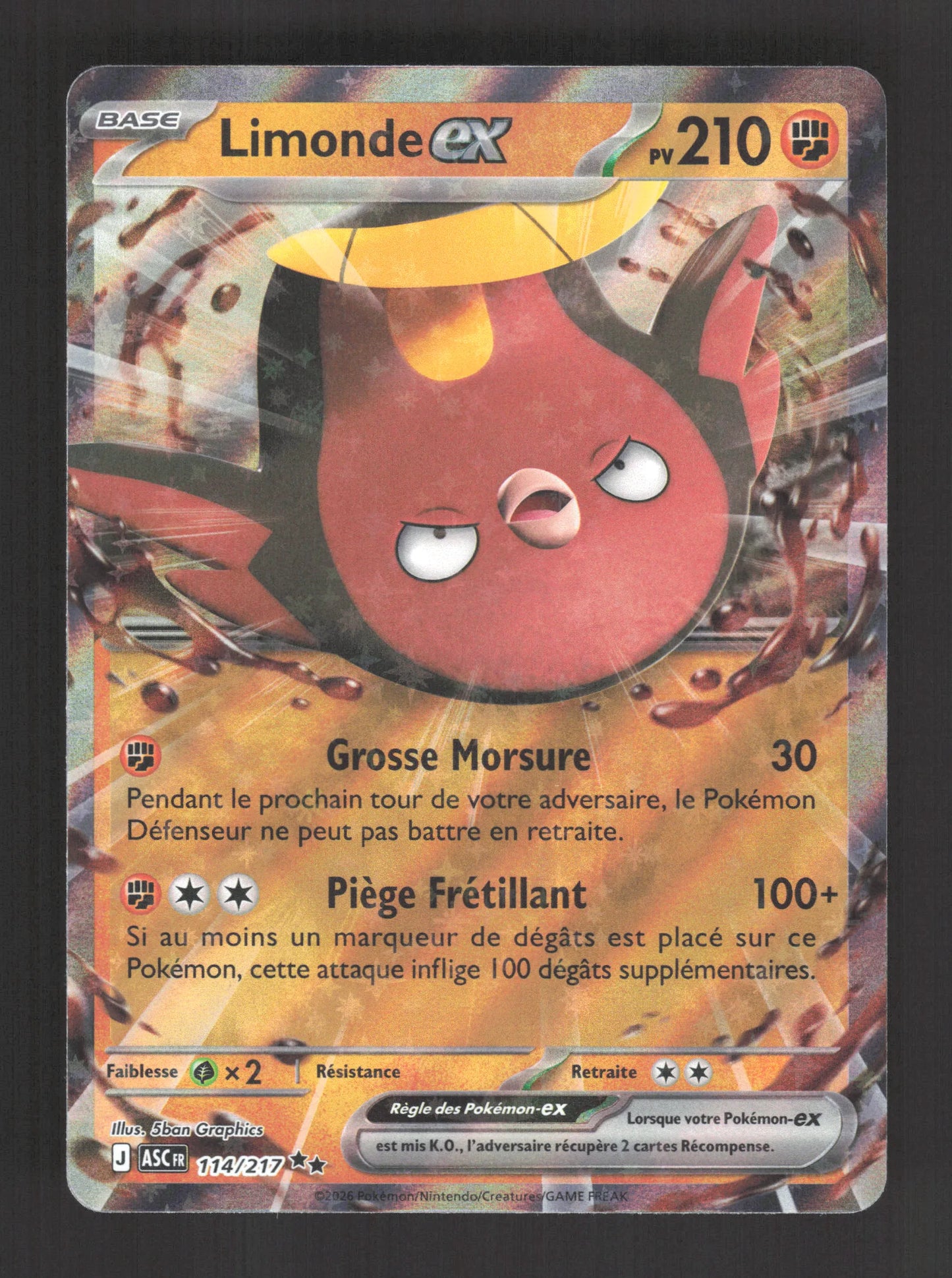 114/217 Limonde EX - Héros Transcendants