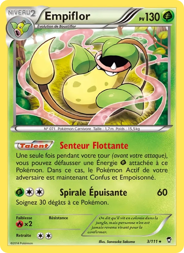 3/111 Empiflor HOLO - Poings Furieux