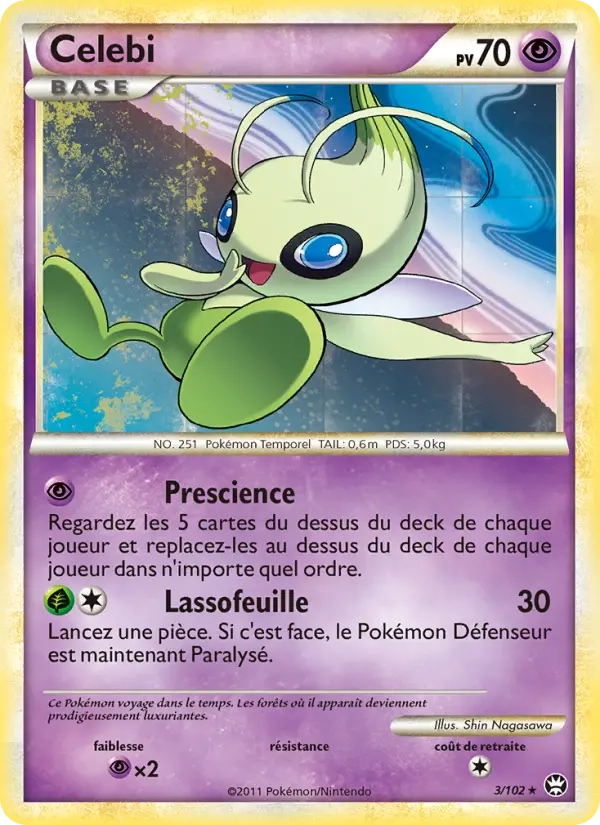3/102 Celebi HOLO - Triomphe