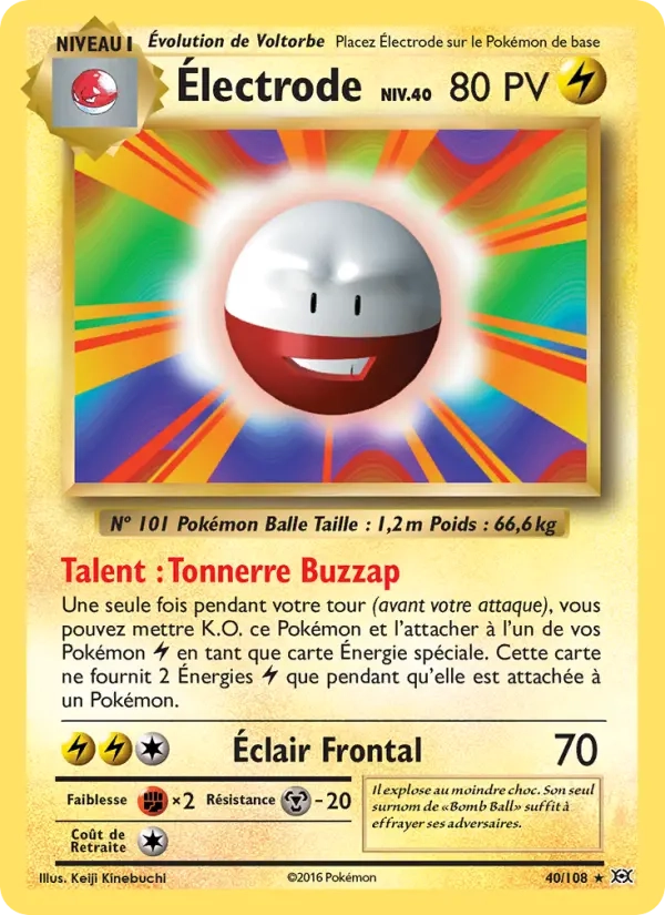 40/108 Electrode RARE - Évolutions