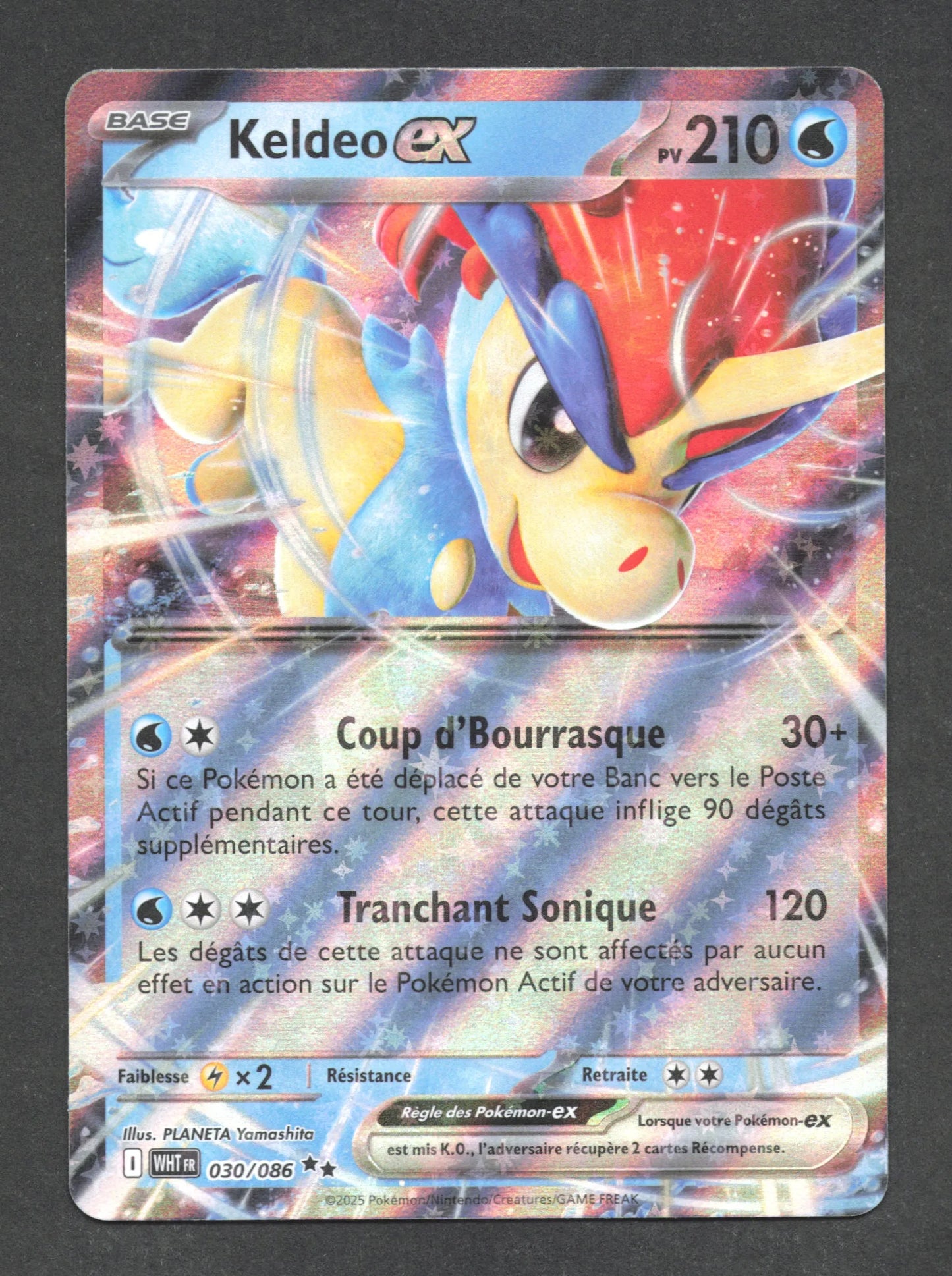 030/086 Keldeo EX - Flamme Blanche