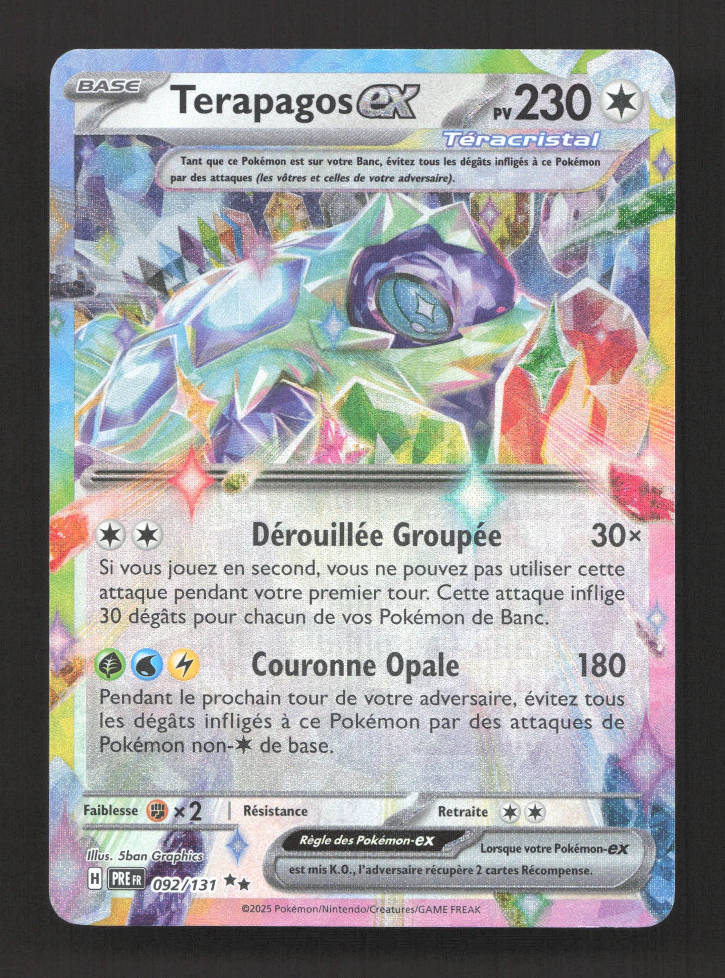 092/131 Terapagos EX - Évolutions Prismatiques