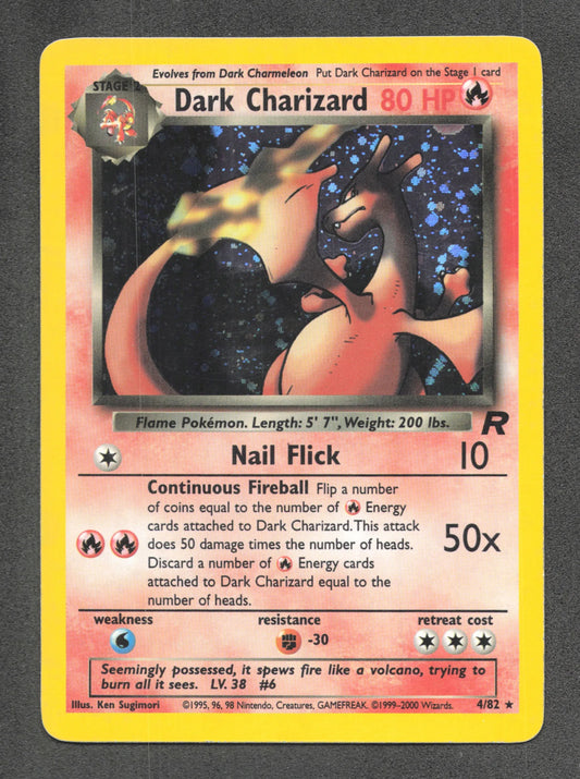 4/82 Dark Charizard HOLO - Anglais