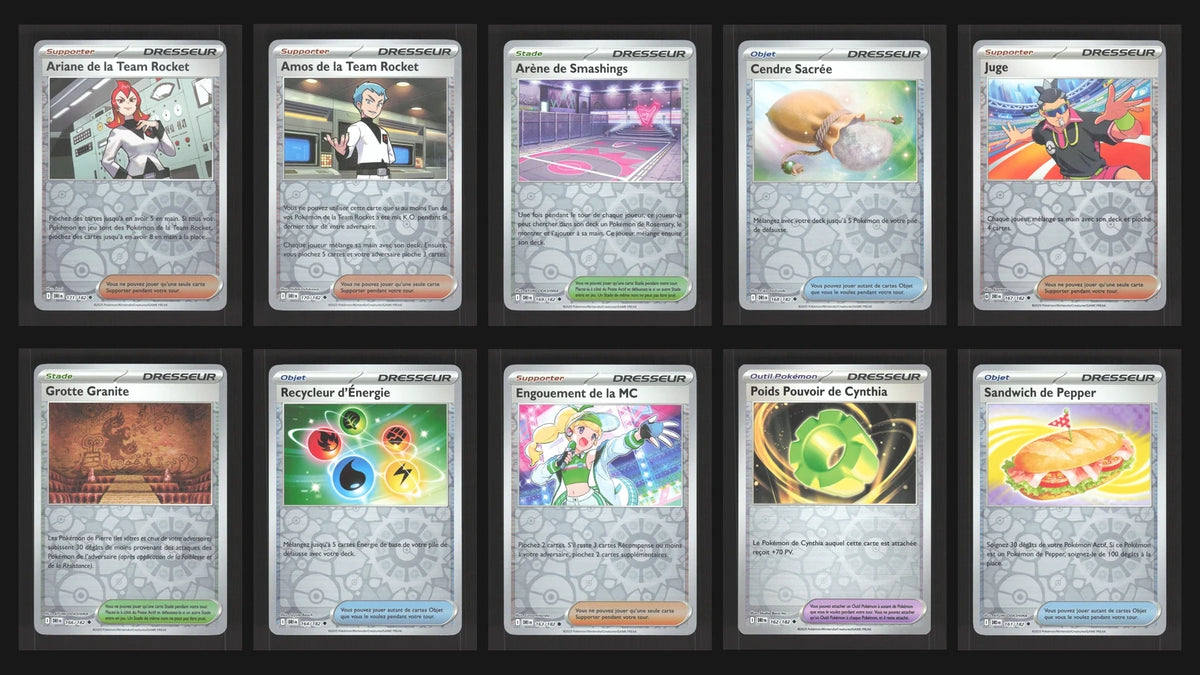 Lot de 135 Reverse EV10 (sans doublon)