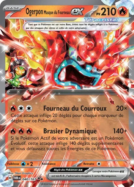 040/167 Ogerpon EX - Mascarade Crépusculaire